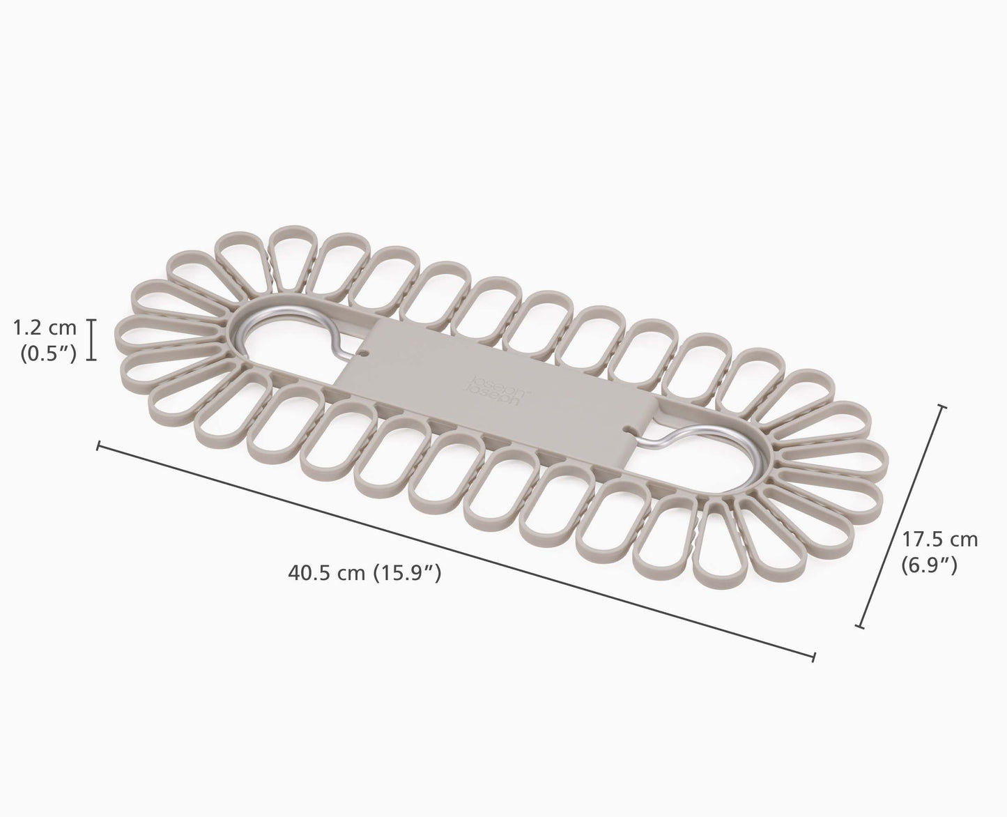 [half-width] Petal™ 32-piece Quick-grip Ecru Drying Hanger - 50052 - Image 5