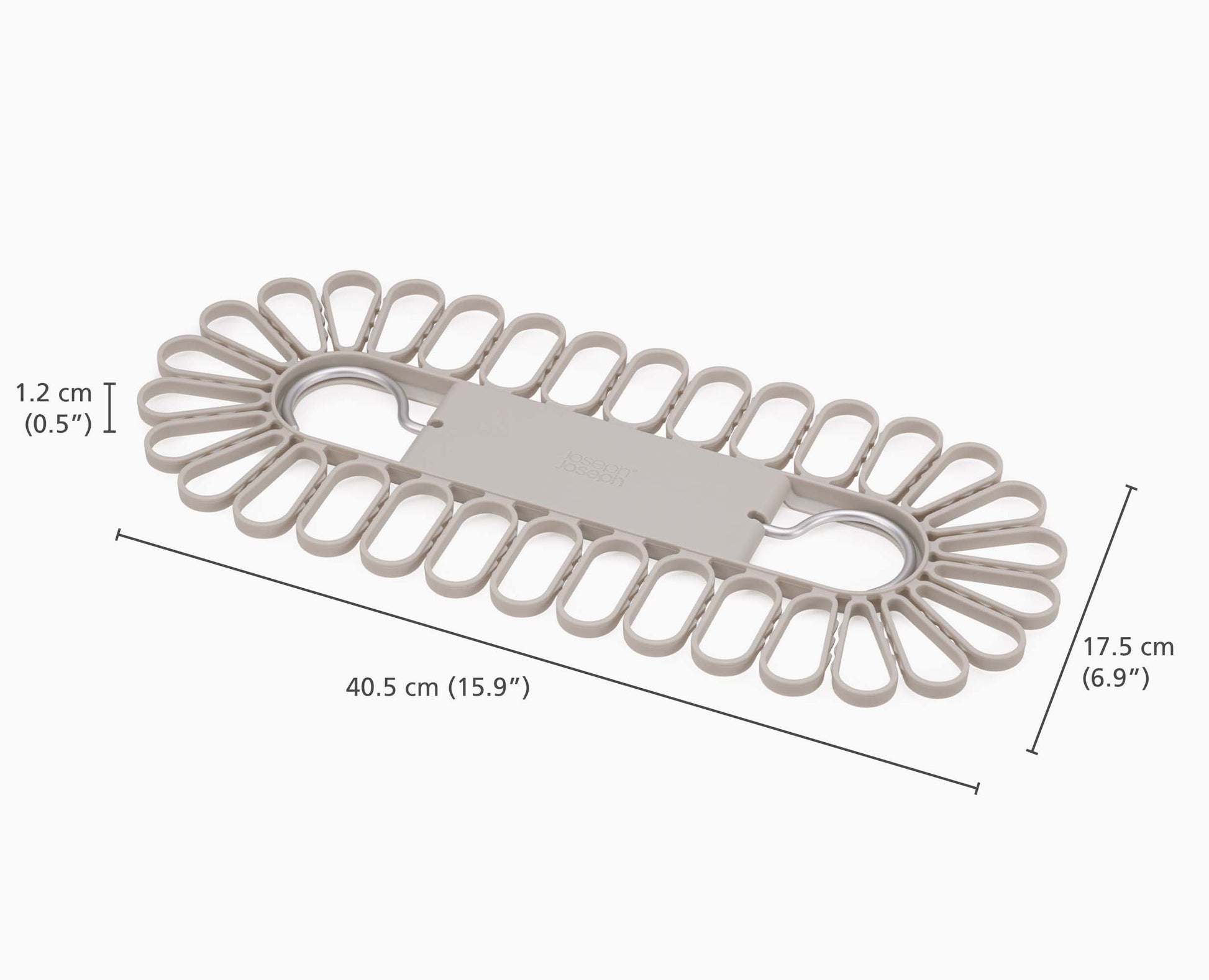 [half-width] Petal™ 32-piece Quick-grip Ecru Drying Hanger - 50052 - Image 5