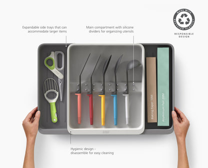 [half-width] DrawerStore™ Expanding Utensil & Gadget Organiser