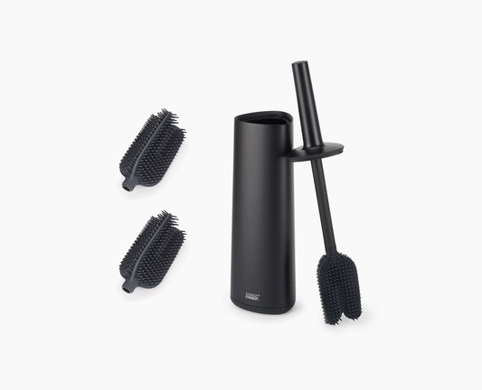 [hidden] Flex™ 360 Matt Black Toilet Brush Starter Set
