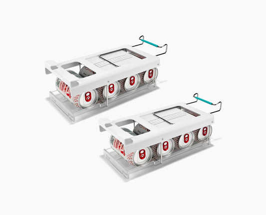 [hidden] FridgeStore™ Under-Shelf Pack of 2 Collapsible Can Dispensers