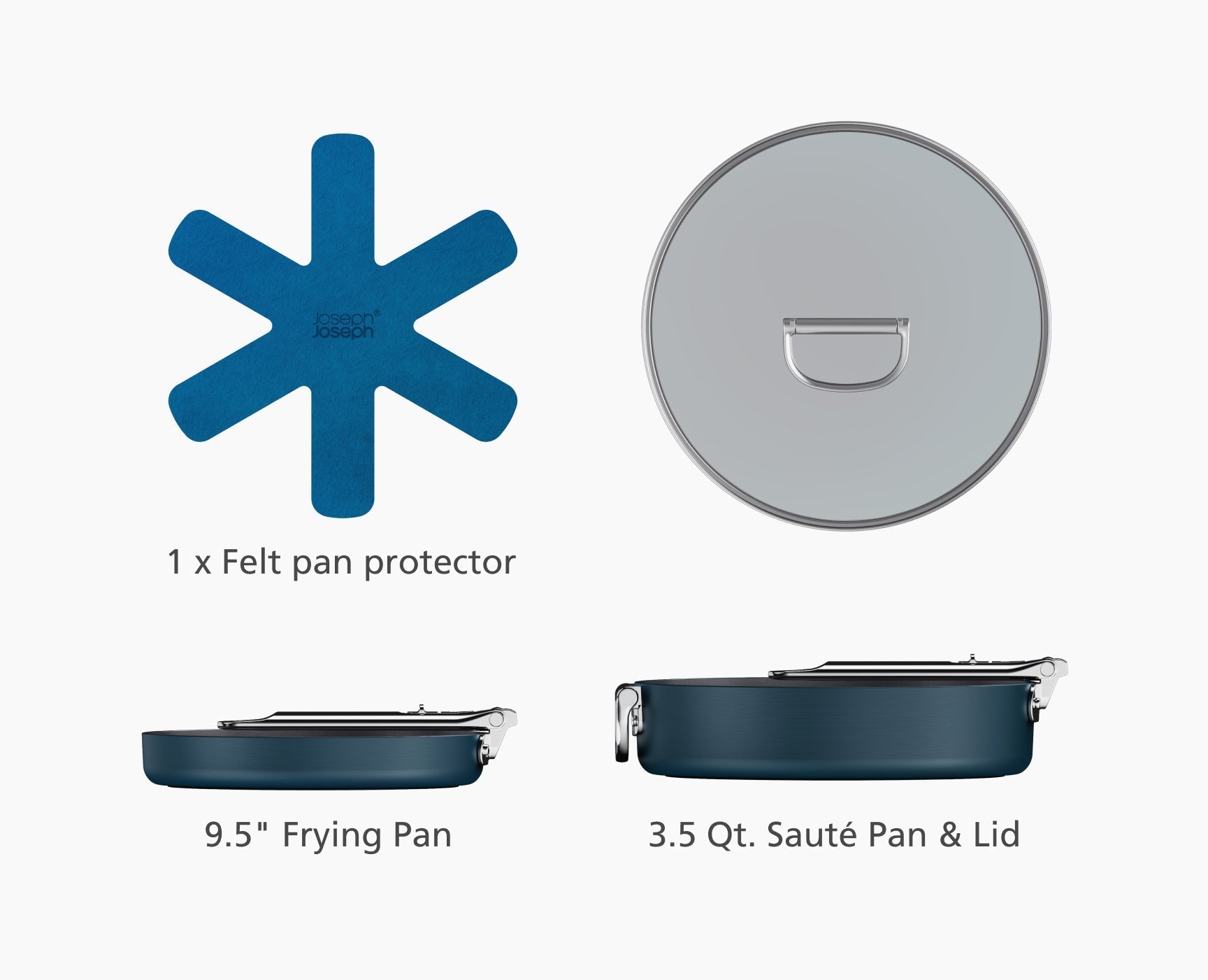[half-width] Space™ Non-stick 2-piece Frying Pan Set - 45051 - Image 6