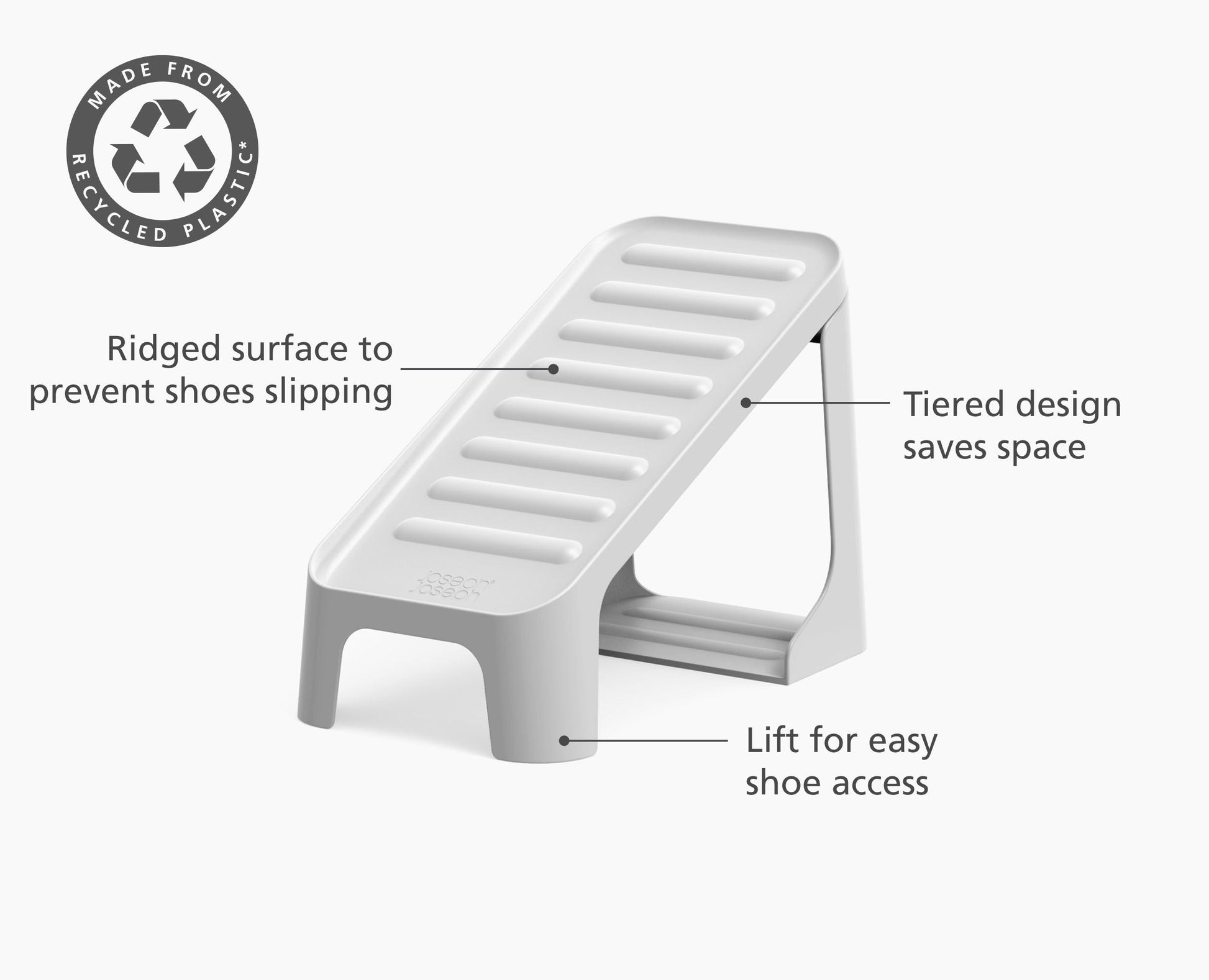 [half-width] Shoe-in™ Compact 2-piece Ecru Shoe Caddy - 55015 - Image 4