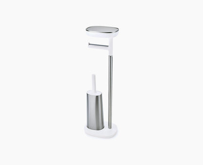 [hidden] EasyStore™ Plus Toilet Paper Holder with Flex™ Steel Toilet Brush - 70519 - Image 1