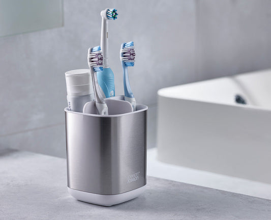[hidden] [lifestyle] EasyStore™ Steel Toothbrush Holder - 70530 - Image 2