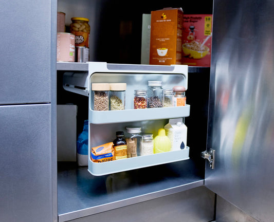 [hidden] [lifestyle] CupboardStore™ Large Under-Shelf Spice Rack