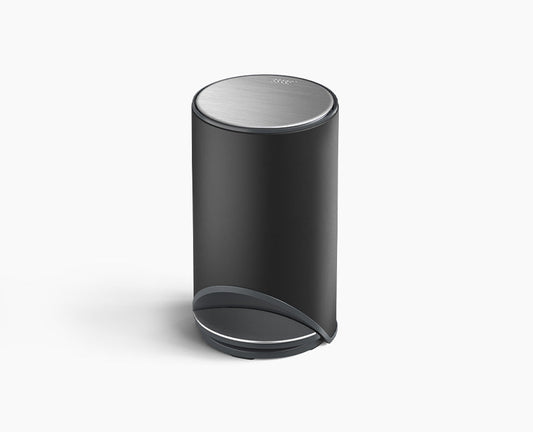 [hidden] Arc™ 10L Easy-push Matt Black Pedal Bin - 30151 - Image 1