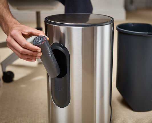 [hidden] [lifestyle] IW9 10L Custom-fit Recycled Grey Bin Liners - 30153 - Image 2