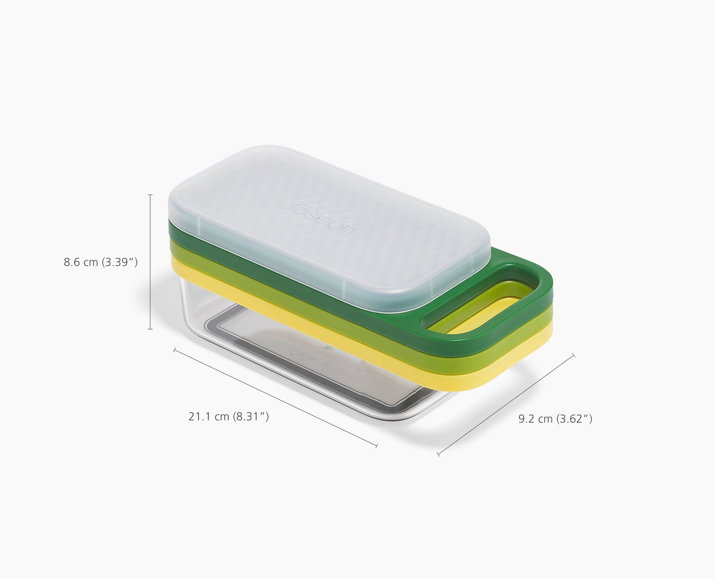 [half-width] Multi-Grate & Store™ 3-in-1 Grater Set with Storage Container
