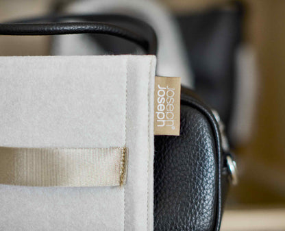 [half-width] Orderly™ Ecru Wardrobe Handbag Storage Organiser