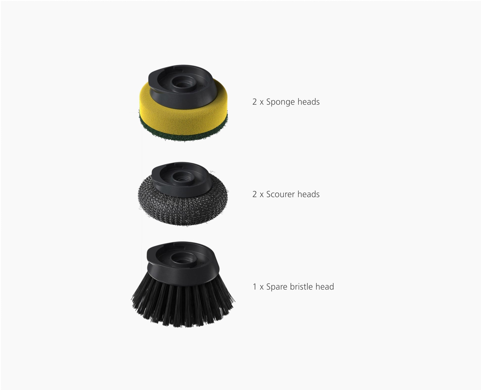 [half-width] SinkTech™ Soap Dispensing Washing-Up Brush with Replacement Head & Extra Heads