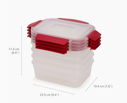 [half-width] Nest™ Lock 8-Piece Red Container Set