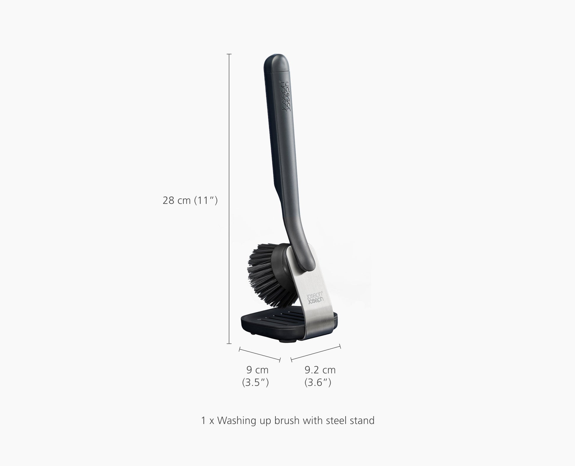 [half-width] SinkTech™ Washing-Up Brush with Steel Stand & Extra Heads