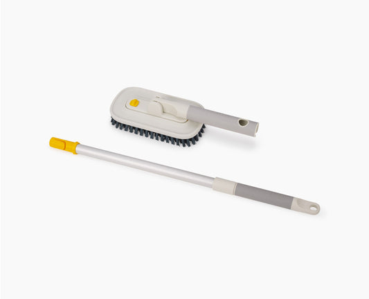 [hidden] CleanTech™ 2-in-1 Tile Scrubber Tool with Extension Pole
