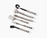 [hidden] 6-piece GrillOut™ BBQ Utensil Set with Extending Handles