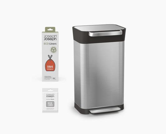 Titan 30L Stainless-steel Trash Compactor Starter Set - BU00022 - Image 1